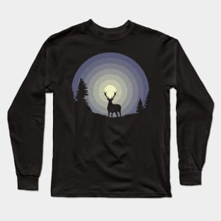 Forest at Night Long Sleeve T-Shirt